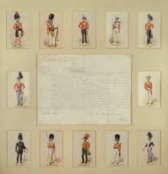 Militära uniformer från den brittiska armén